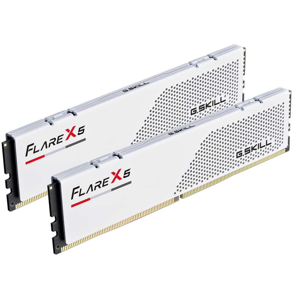 G.SKILL Flare X5 DDR5 96GB (2x48GB) 6000MT/s CL30 AMD EXPO U-DIMM - Matte White (F5-6000J3036F48GX2-FX5W)