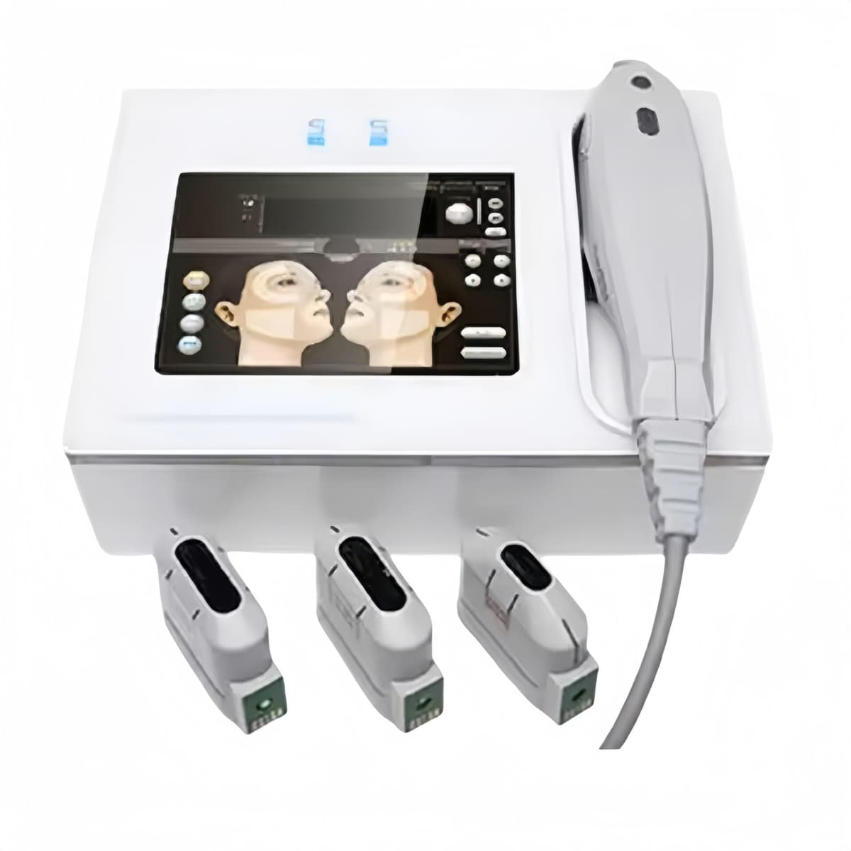WaWaNMES Professional Face Neck Lifting Anti-Aging Wrinkle Removal Skin Beauty Machine con 3 Cartuchos (10000 Shots cada uno) csy01