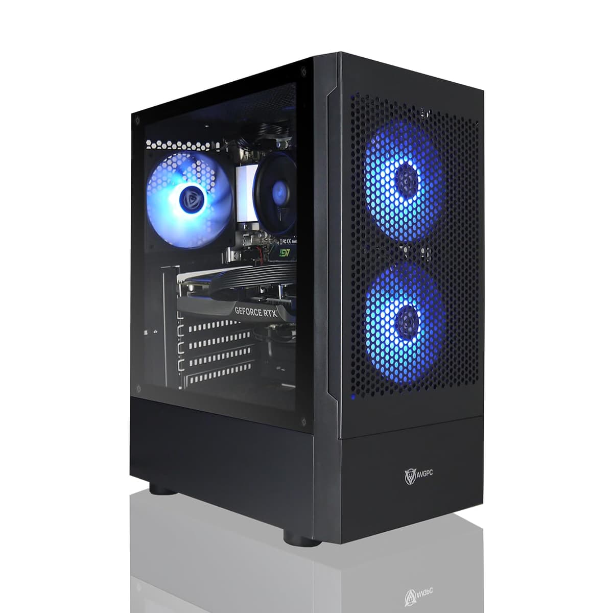 AVGPC Max Gaming PC - Intel Core i3 10105F, RTX 3050 6GB, 16GB RAM, SSD M.2 NVMe 1TB, Windows 11 Home, WiFi AV-MAX-3050-105F