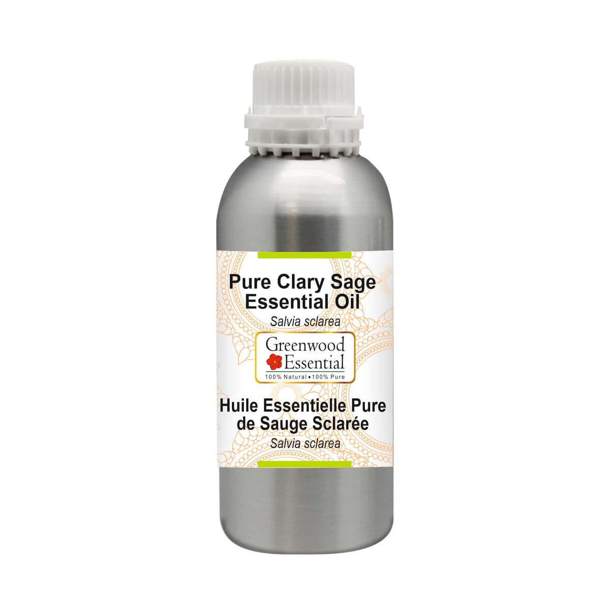 Greenwood Essential Aceite Esencial de Clary Sage (Salvia sclarea) 1250ml GWVCSA1250