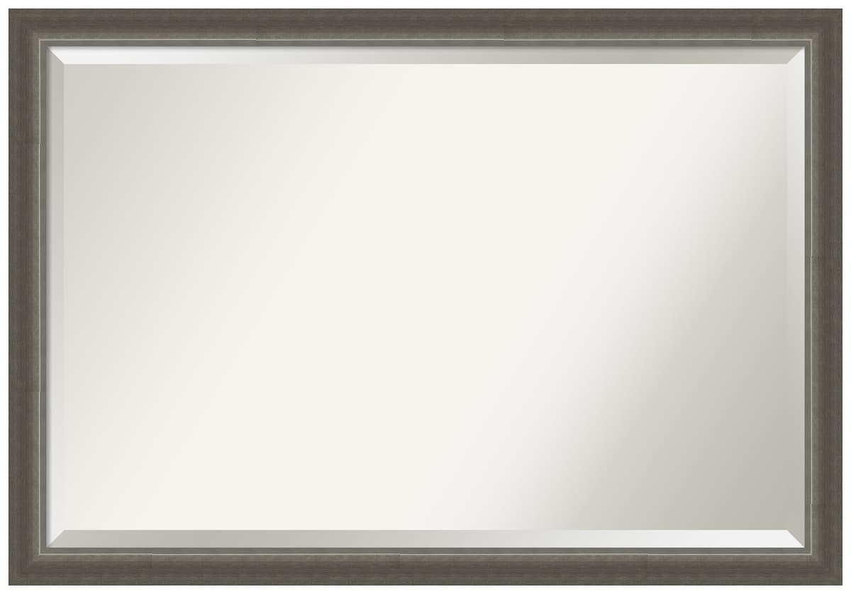 Amanti Art Espejo de Pared Bevelado Domus Dark Silver 39x27 (Área reflectante 36x24) 28588109853