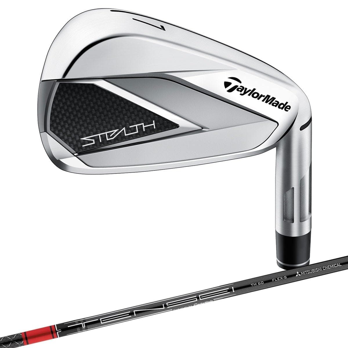 TaylorMade Stealth Iron Carbon Shaft Hombres Right #6-P Set IR#6/IR#7/IR#8/IR#9/IR#PW Flex S V9983309