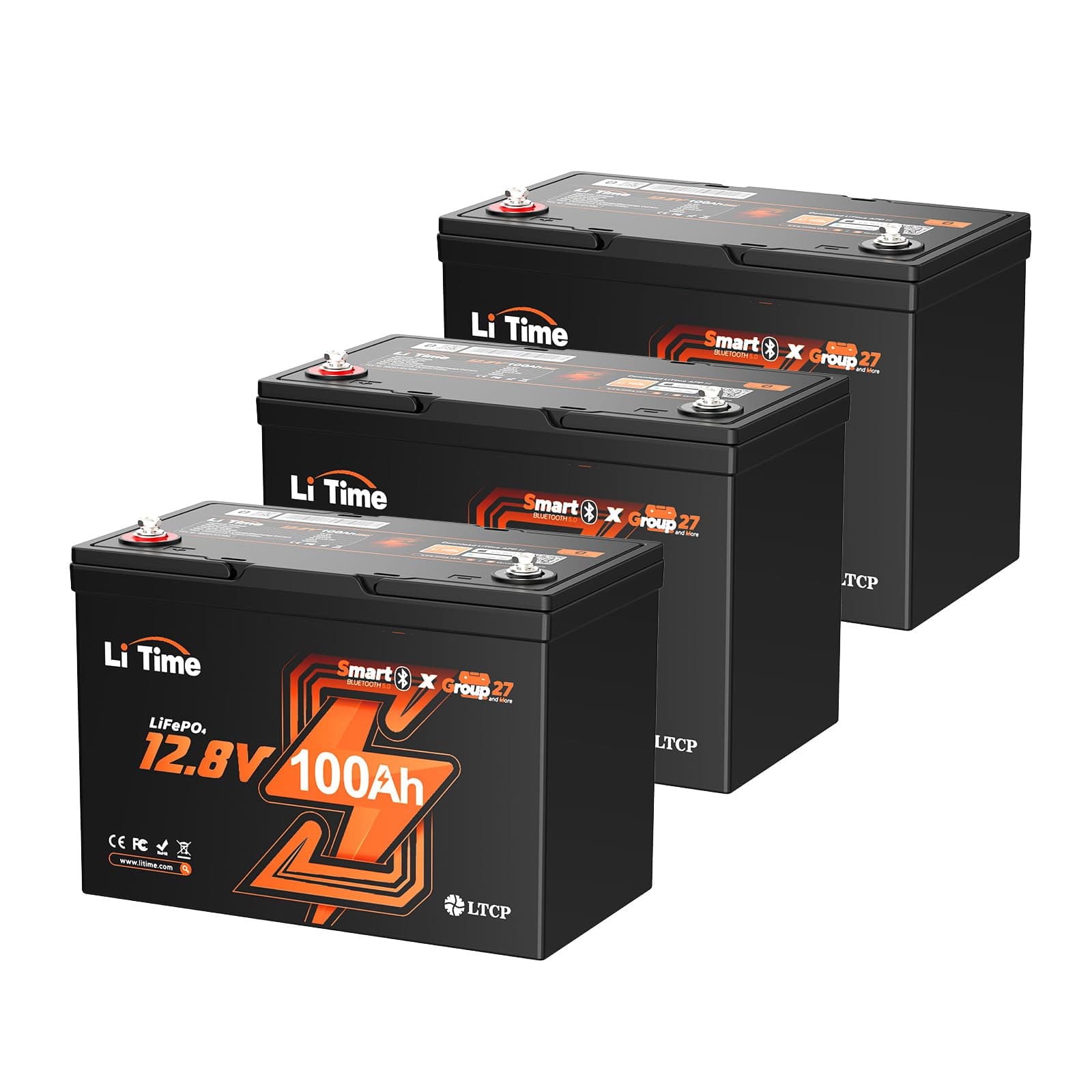 Litime A L12V100-100-GROUP27-BT-4-A90