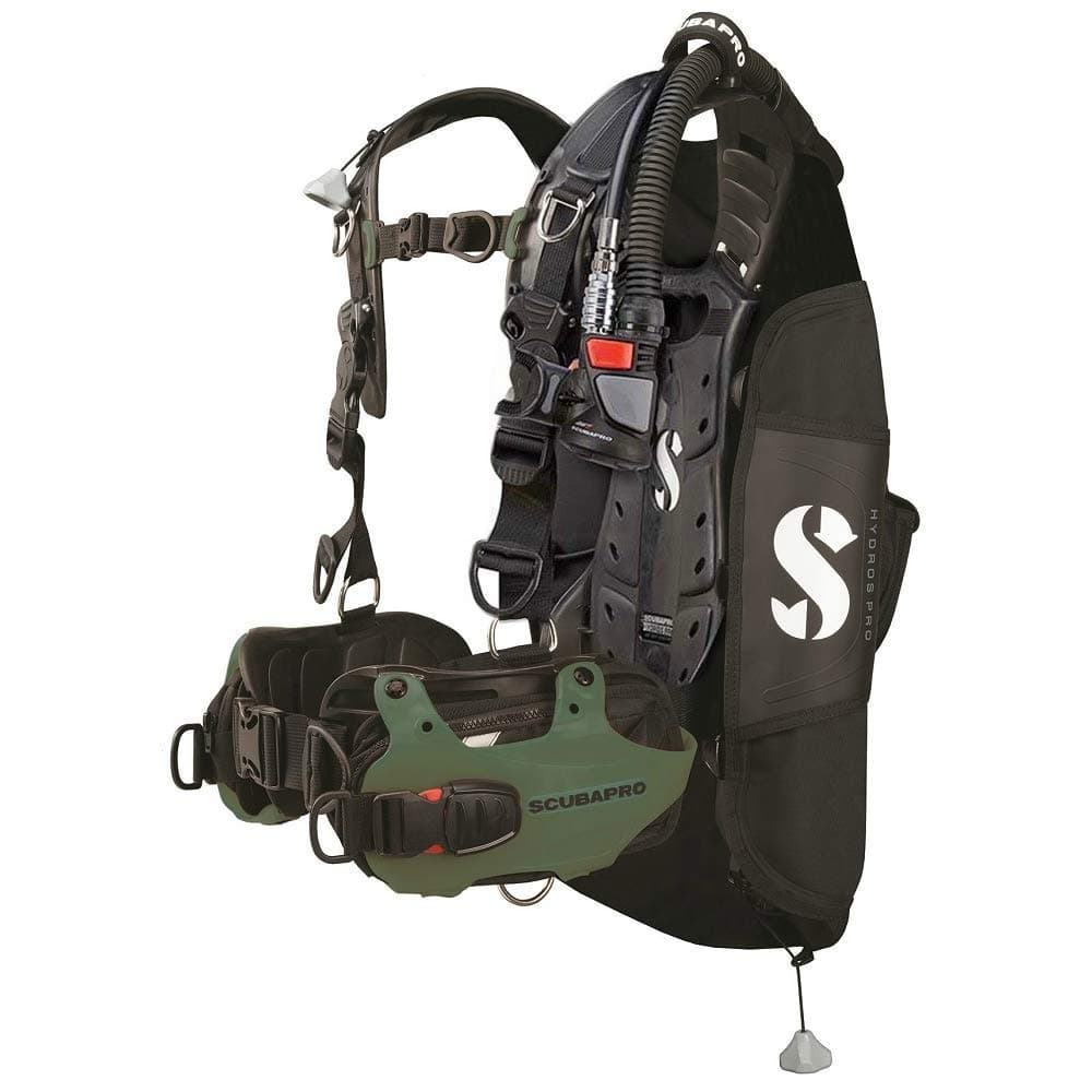 SCUBAPRO Hydros Pro con Air2 5ta Gen. BCD para mujer - Army Green XSmall/Small SPRO-21.736.140-ARMYGREEN