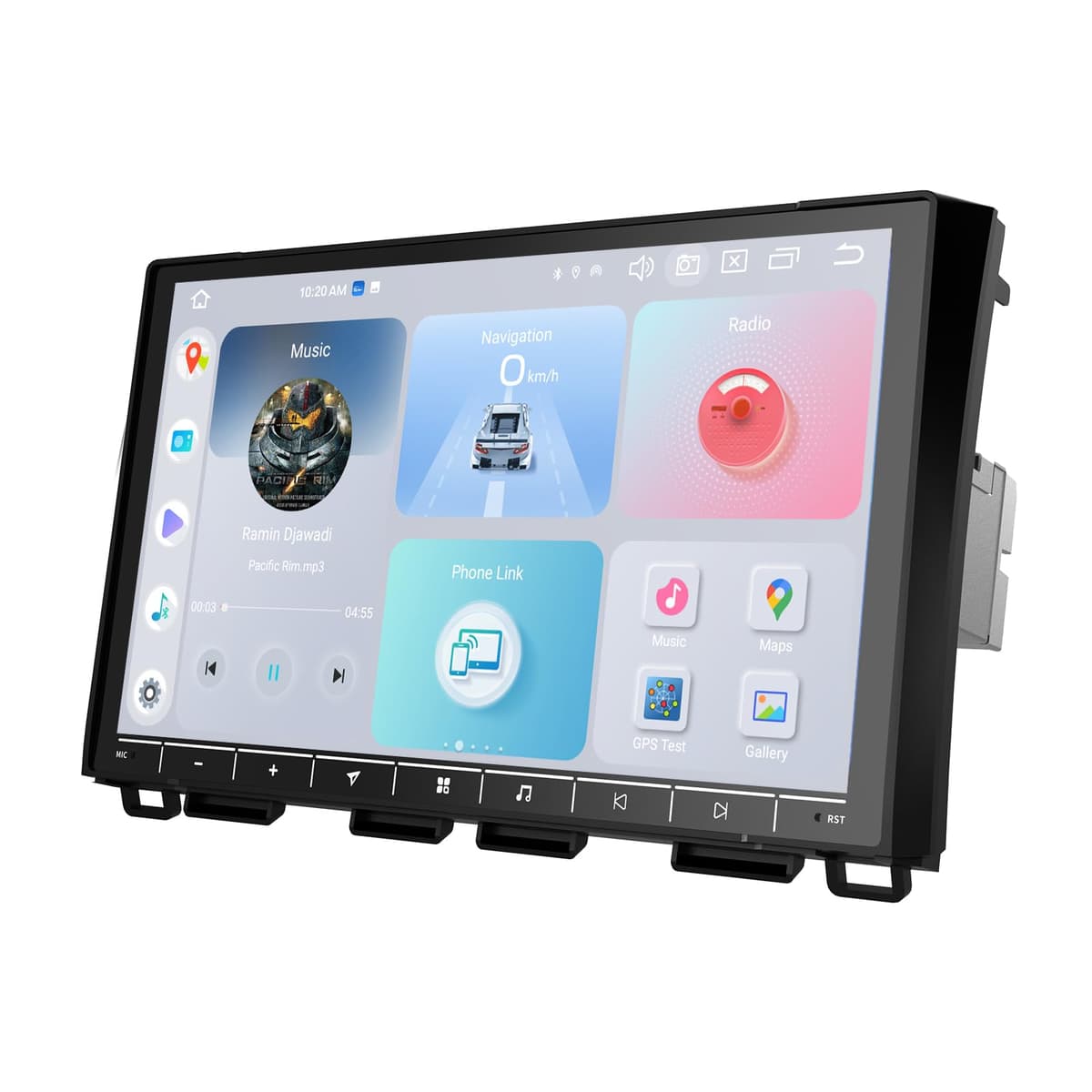 Roadanvi X12 10.2" Head Unit para Toyota Tundra 2014-2021 Wireless CarPlay Android Auto WiFi 4G LTE Bluetooth GPS Android 12 4G+64G