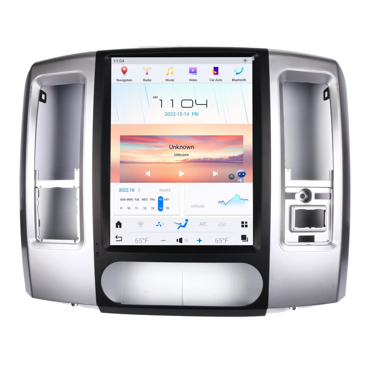 Radio NAKEVICH Android 11 Qualcomm para Dodge RAM 2008-2012 Dos Asientos (8GB+128GB)