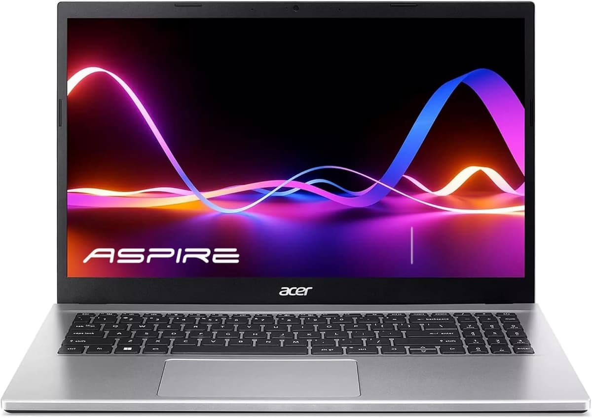 acer Aspire 3 Slim Laptop con Office 365 para la web de por vida - Teclado retroiluminado - Procesador Intel Core i3-1305U - 64 GB de RAM - SSD de 1 TB - 15.6" FHD - Windows 11 sin mouse