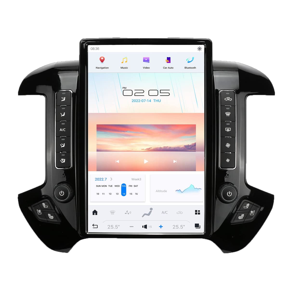 NAKEVICH 14.4" Android 11 Car Radio para Chevrolet Silverado/GMC Sierra 2014-2019 (CarPlay inalámbrico+por cable)