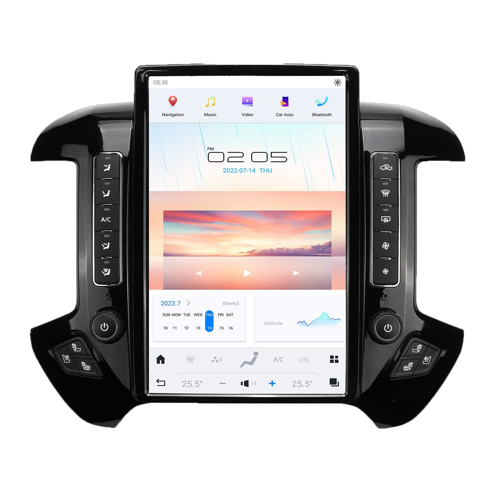 NAKEVICH 14.4" Android 11 Car Radio para Chevrolet Silverado/GMC Sierra 2014-2019 (CarPlay inalámbrico+por cable)