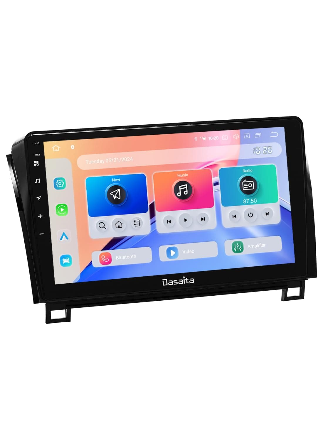 Dasaita Radio 10.2" para Toyota Tundra 2007-2013 Android 13 QLED CarPlay/Android Auto inalámbrico 6GB/64GB