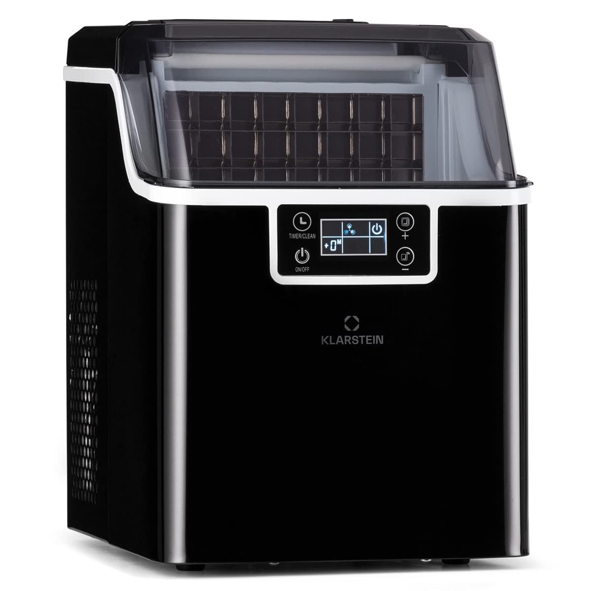 Klarstein Chios Máquina de Hielo de mesada 3.2L - hielo tipo bala, limpieza automática ICE4-Chios-black