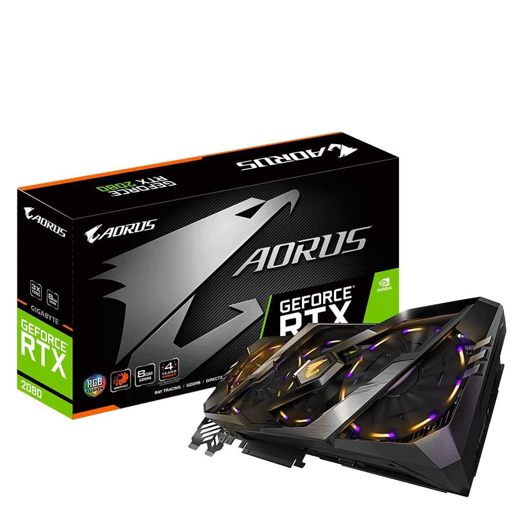GIGABYTE AORUS GeForce RTX 2080 8G Windforce 3X GV-N2080AORUS-8GC
