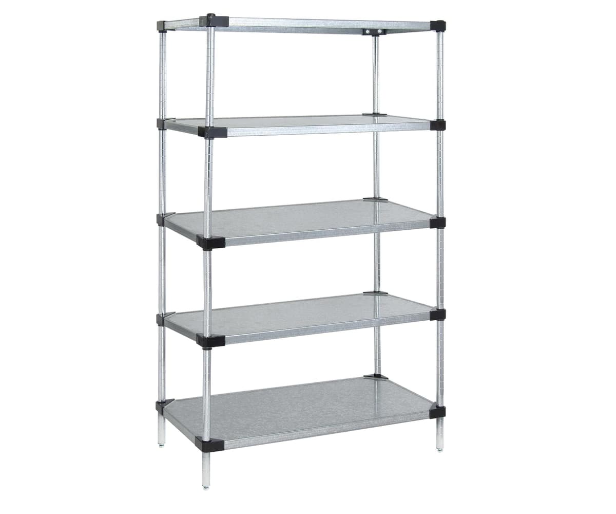 Quantum Storage Systems WR86-2454SG-5 Starter Kit Estantería Sólida Galvanizada 5 Repisas