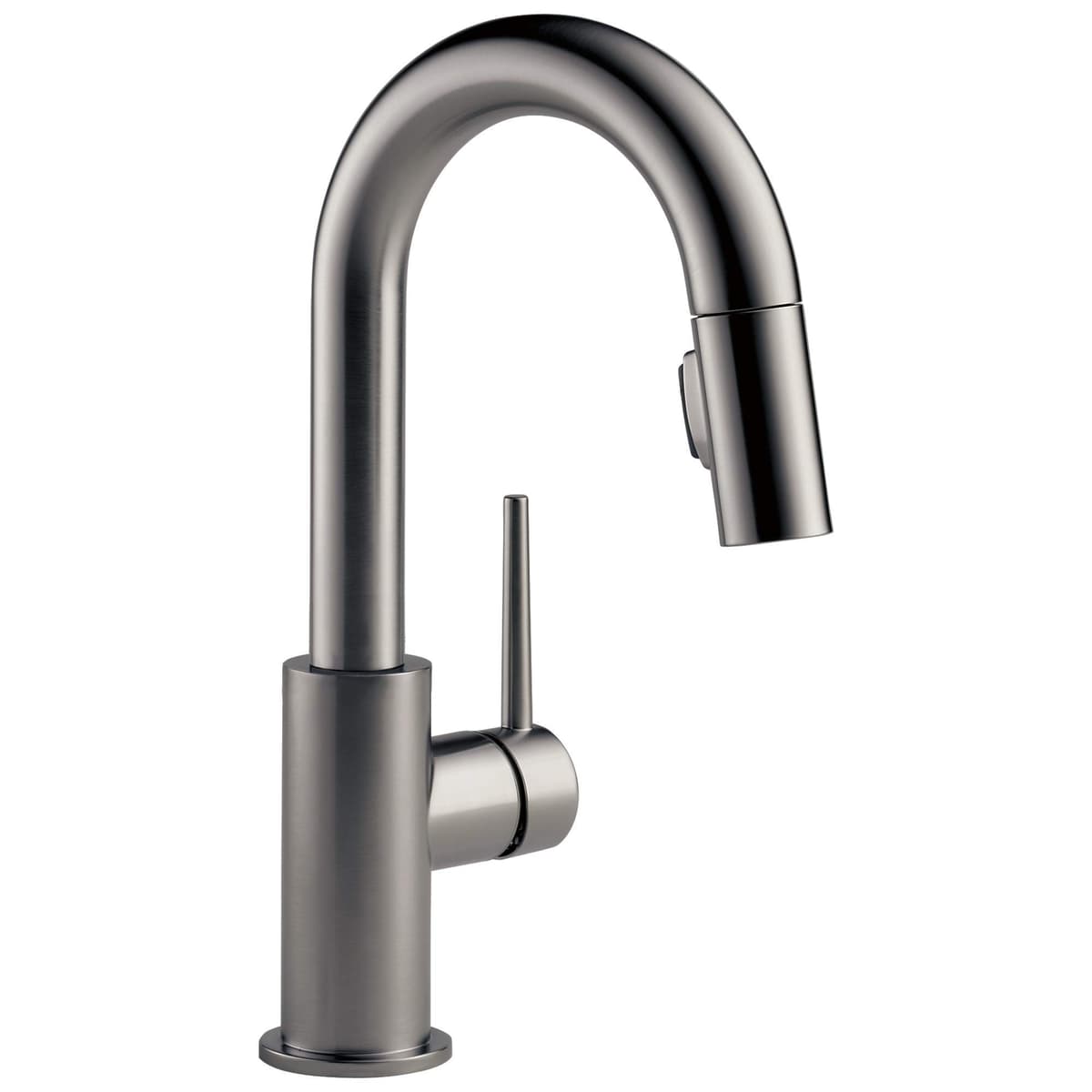 Delta Trinsic 9959-KSLS-DST Grifería para Barra Negro Acero con Spray Retráctil