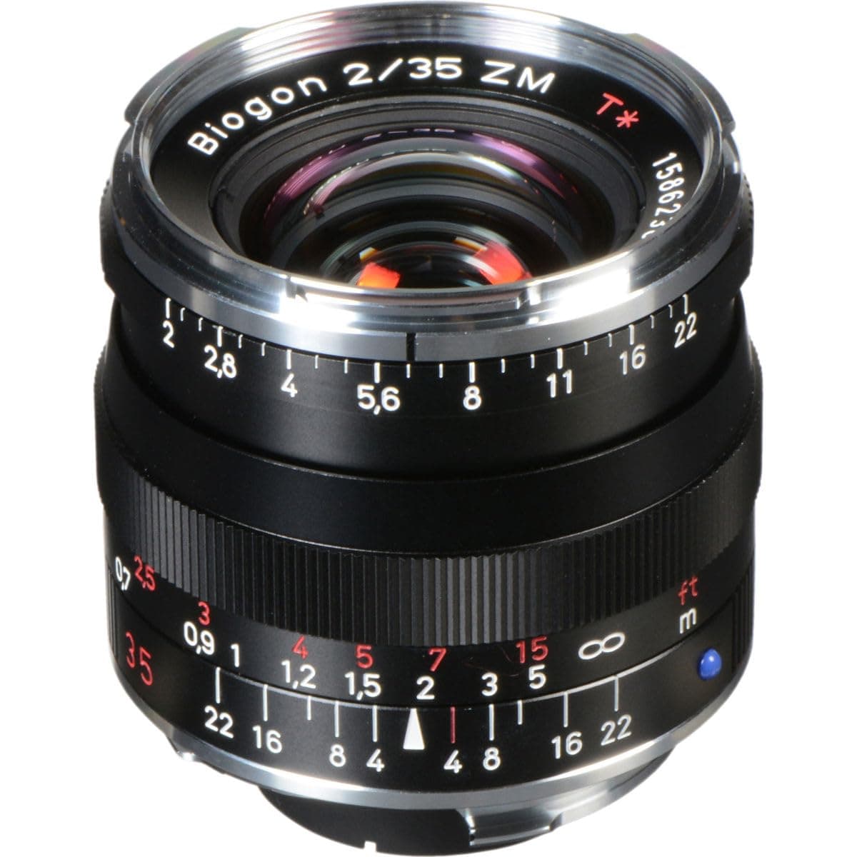 ZEISS Ikon Biogon T* ZM 2/35 Lente Gran Angular para Leica M 1365-659
