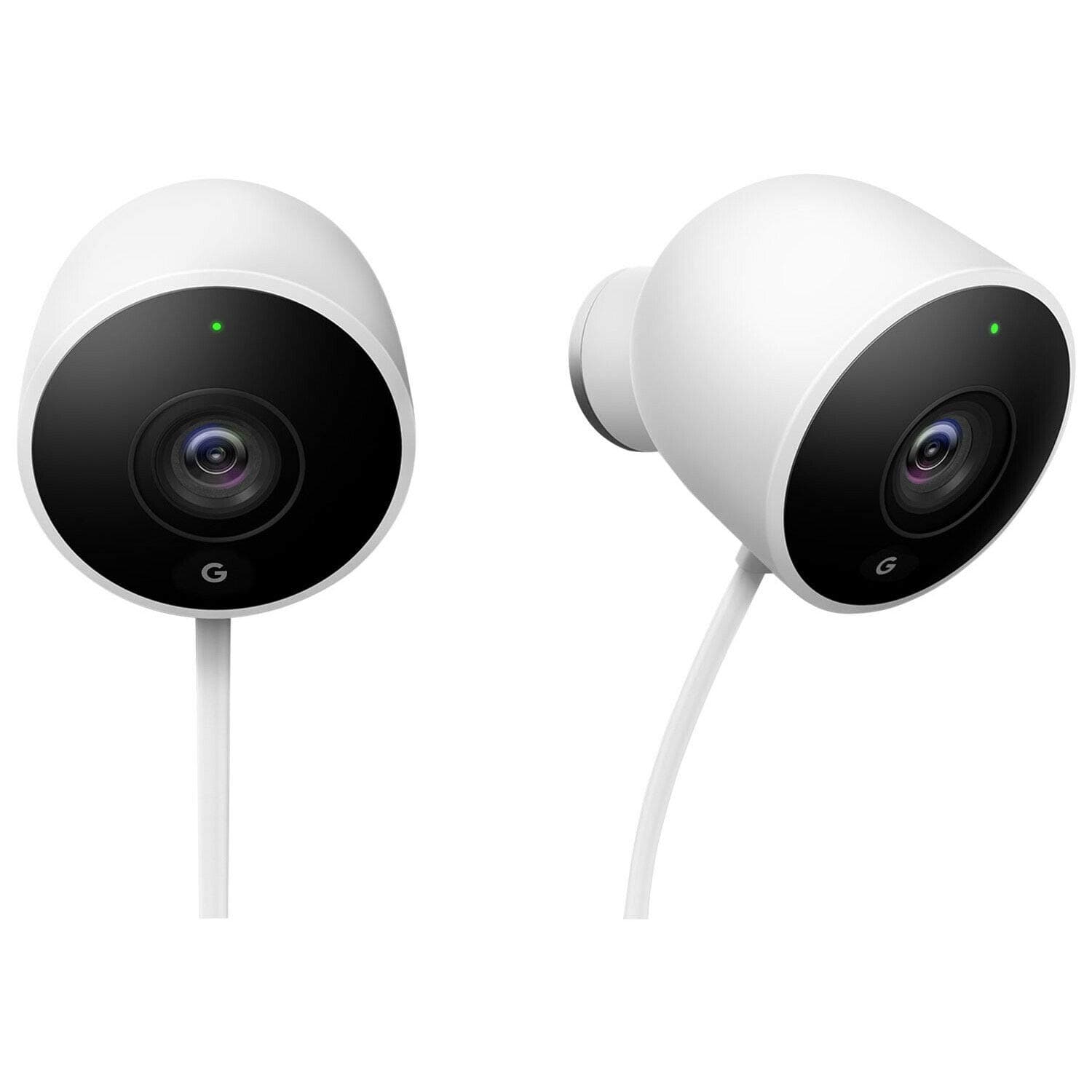 Google, NC2400ES, Nest Cam Exterior, Cámara de Seguridad, Blanco, 2 (NEST-0157)