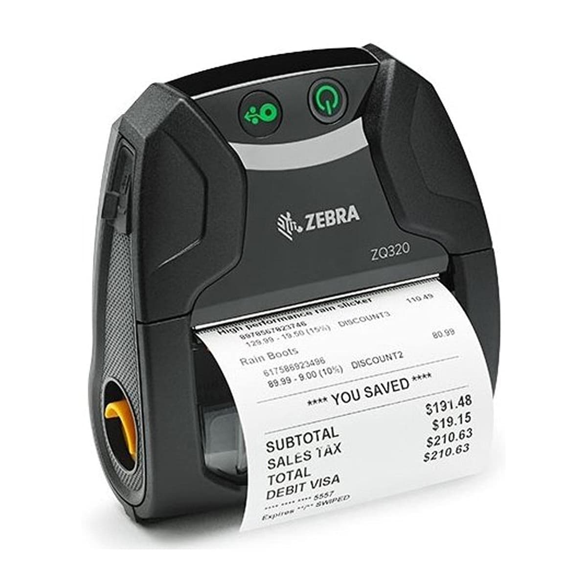 Zebra ZQ320 Impresora térmica móvil directa, Bluetooth, 203 dpi, 2.83" ancho de impresión ZQ32-A0E02T0-00