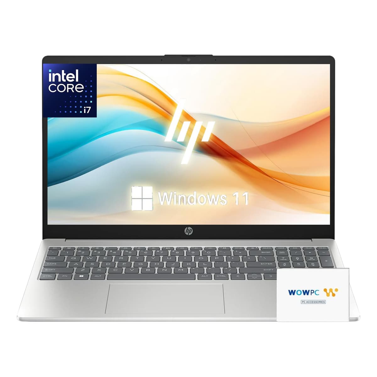 Ultrabook HP 15.6" FHD para Negocios y Estudiantes | Potente Intel Core i7-1255U hasta 4.7GHz | 40GB RAM - 1TB Almacenamiento (512GB SSD PCIe y 512GB Externo) | Cámara Web | Windows 11 | Paquete WOWPC Business Laptop