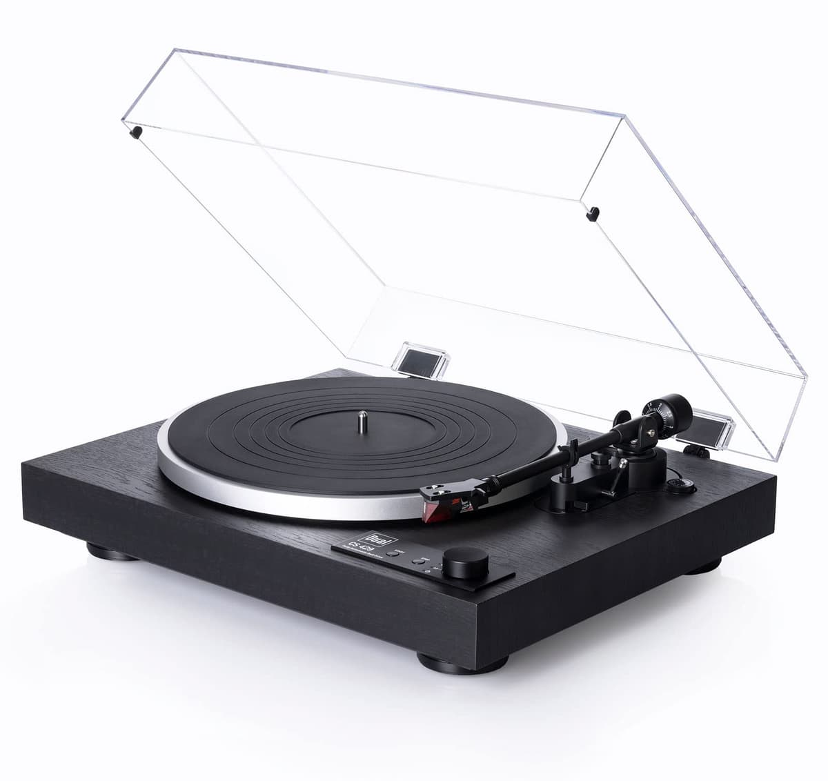 Dual CS 429 Tocadiscos totalmente automático con plato de aluminio fundido - Negro