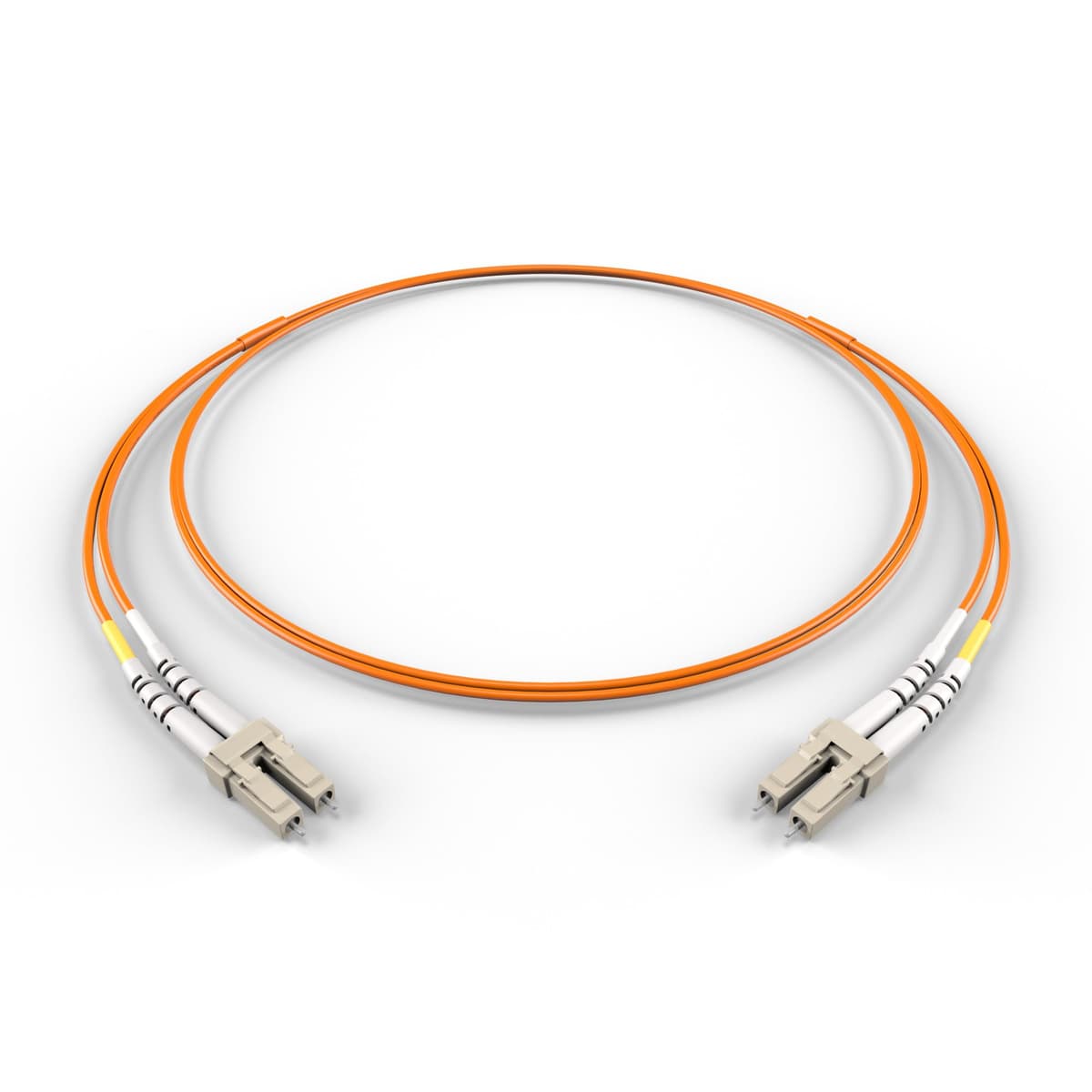 Cable de conexión de fibra FCD LC-LC OM1 - Dúplex 10 Gb 50/125 µm multimodo vidrio Corning | 300 m (984.25 ft) | Venta al por mayor redes, centros de datos, telecomunicaciones, aplicaciones empresariales | Opciones de longitud: 0.5 m - 300 m FCDUS52v141