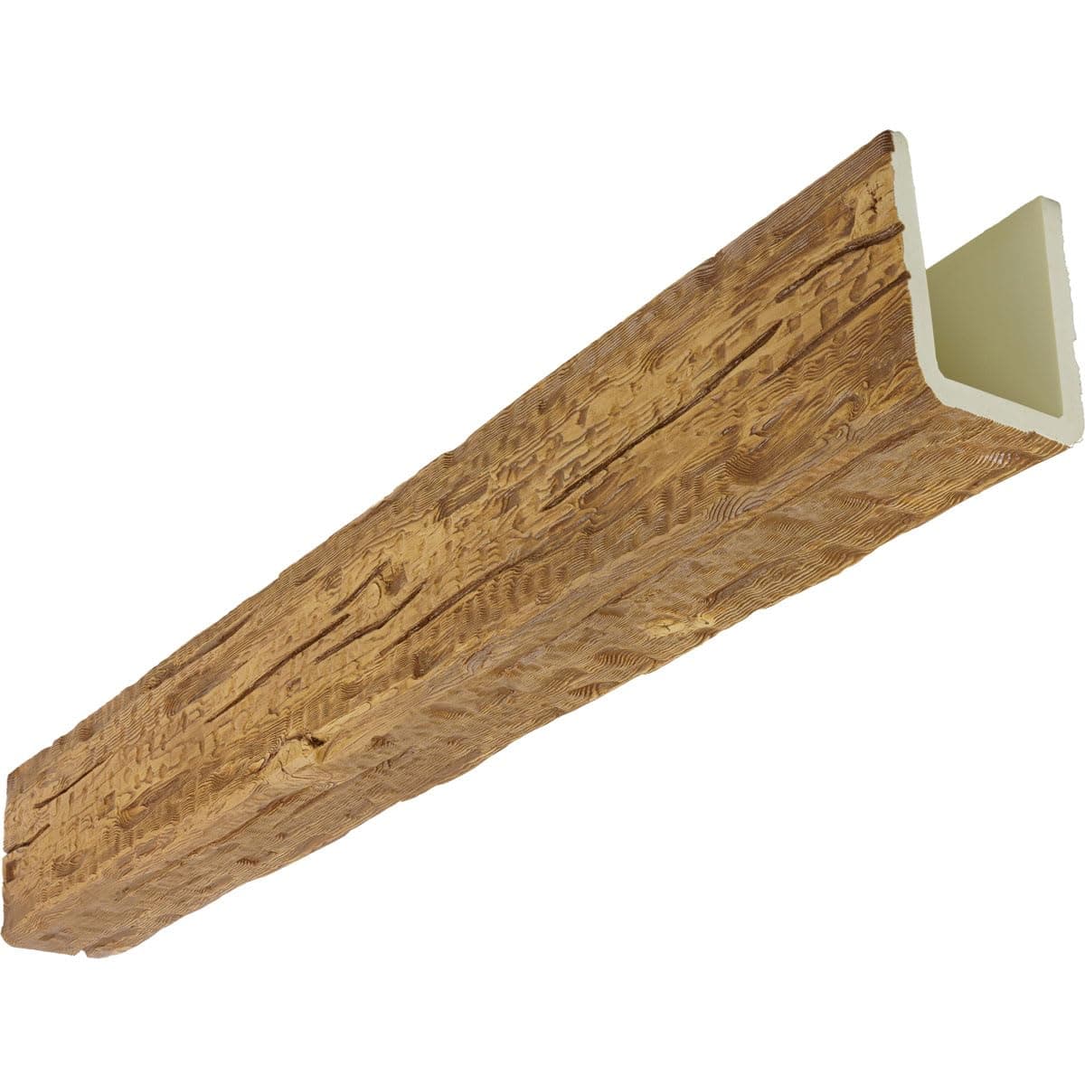 Ekena Millwork HeritageTimber Viga 9-1/2" x 9-1/2" x 288" Salvaged Timber Warm Caramel BMSTS3C01000X1000X288WC
