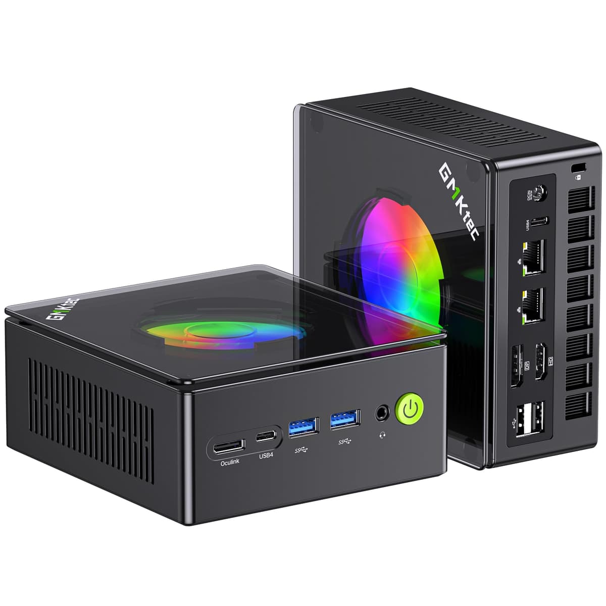 GMKtec K11 Mini PC con AMD Ryzen 9 8945HS, 64GB DDR5, 1TB SSD, USB4/HDMI/DisplayPort, Wi-Fi 6