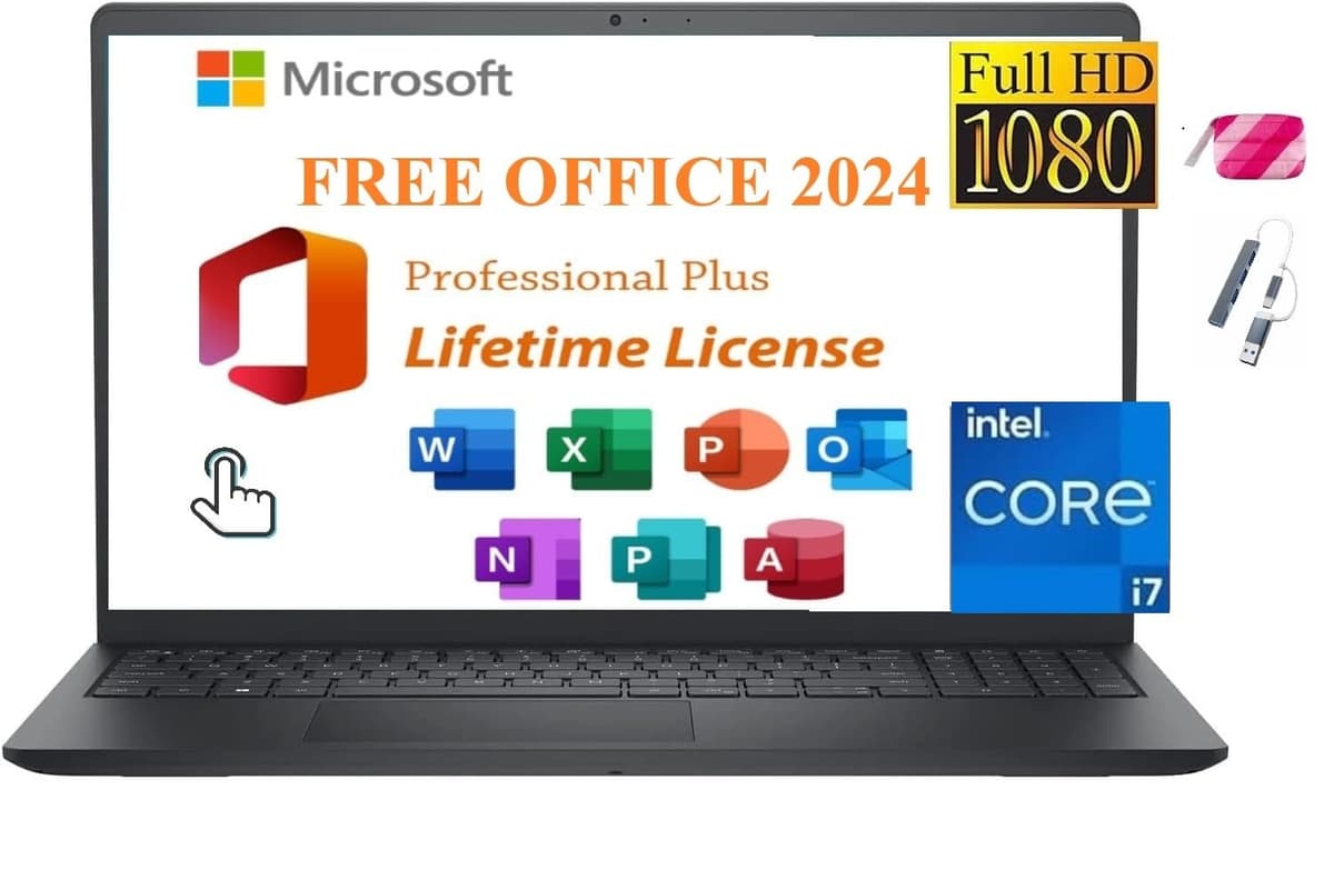 Dell Inspiron 15 3530 Laptop 15.6" FHD Touch Intel Core i7-1355U 32GB 2TB SSD Windows 11 Pro Dell Inspiron 15 3535 Touchscreen Laptop