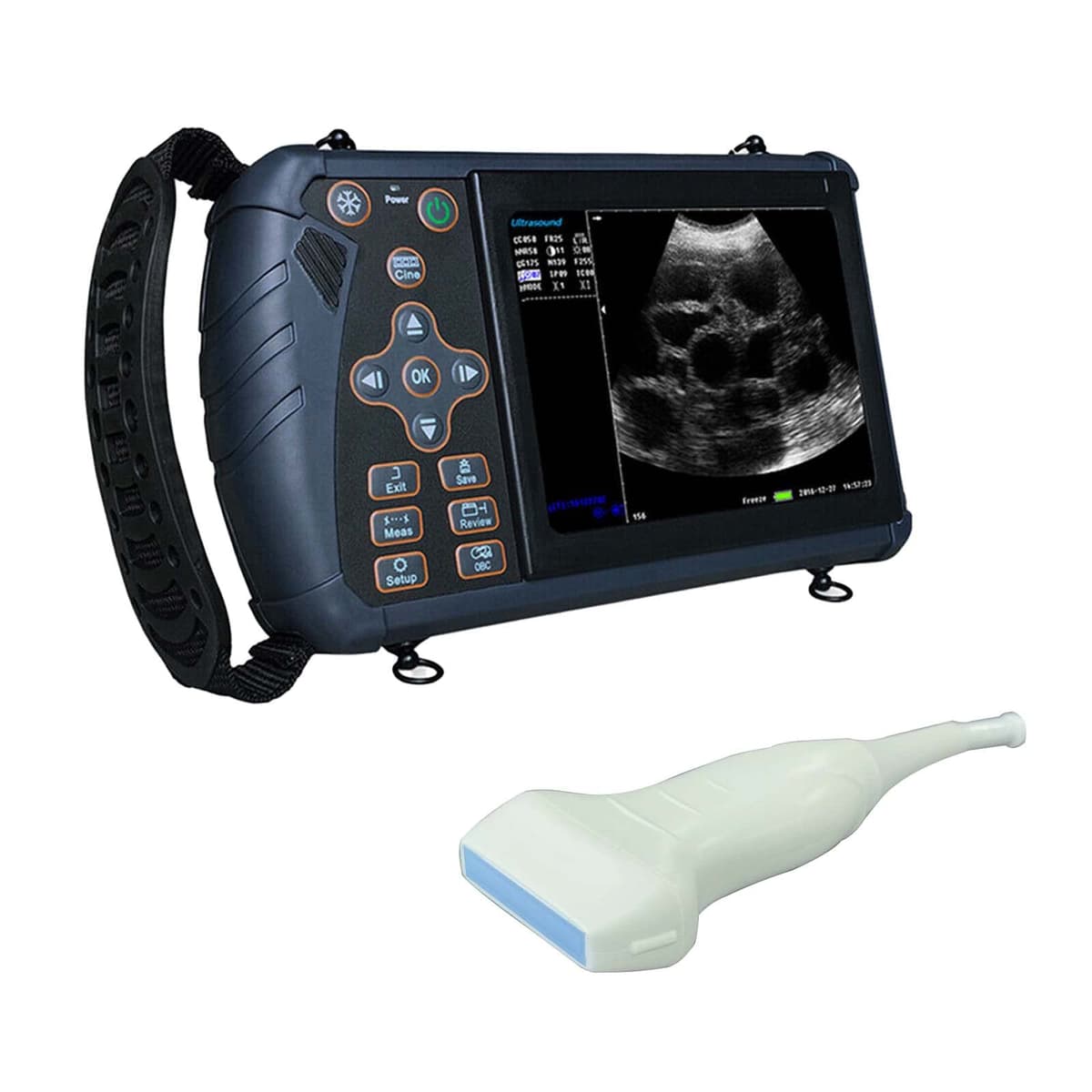 DAWEIanimed S1 Veterinary Portable Ultrasound - 7.5MHz Linear Probe Waterproof para Pequeños Animales NEWS1LP