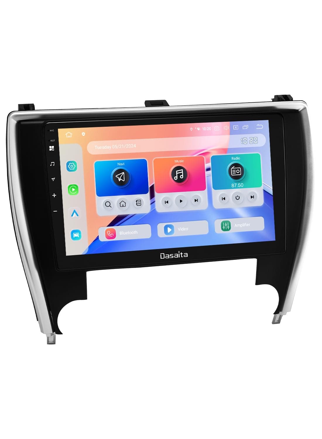 Dasaita Radio para Toyota Camry 2015-2017 10.2" QLED, 6GB+64GB, Android 13, CarPlay inalámbrico y Android Auto HA5473