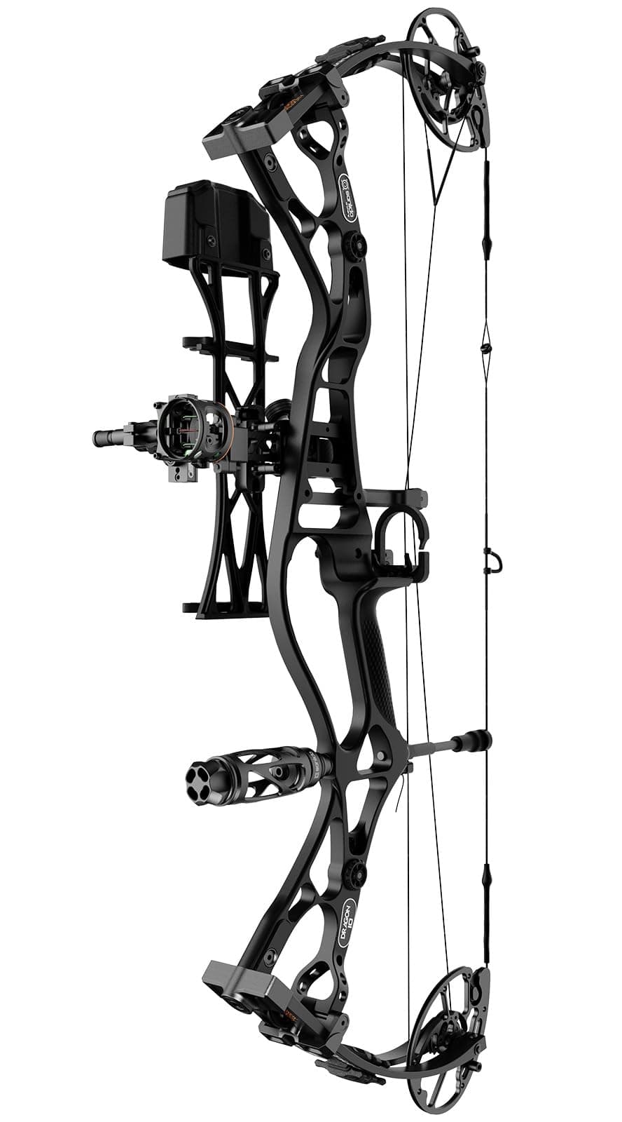 Sanlida Dragon 10 Compound Bow Kit 2024 (Medium Cam 27"-30", Negro, 50-60#)