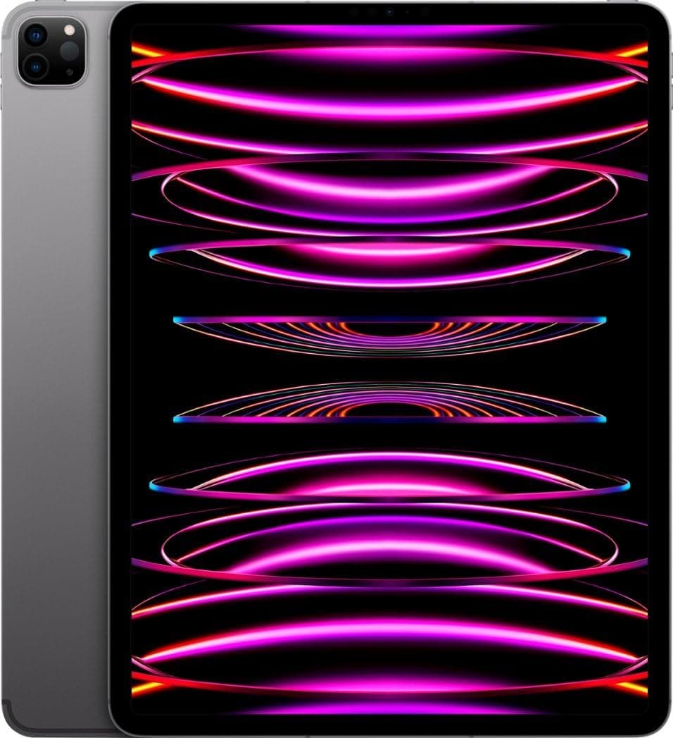 Apple iPad Pro 12.9 pulgadas 2022, Wi-Fi + Celular, 2TB - Gris Espacial (Reacondicionado) MP663LL/A