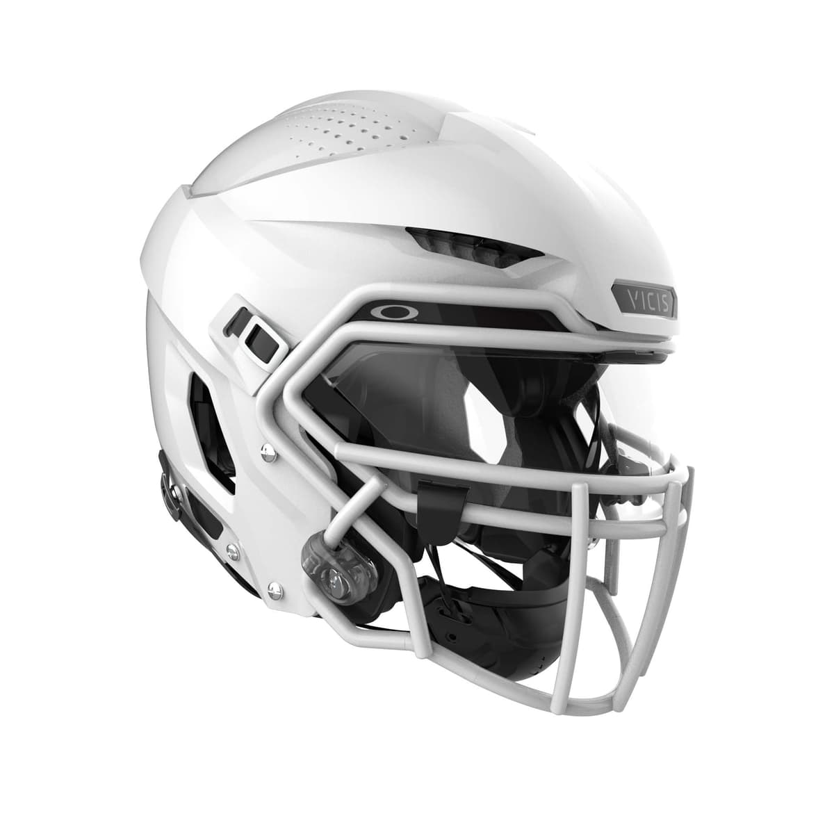 VICIS ZERO2 Trench Elite Football Helmet, protector facial SC-223 adjunto, blanco, grande