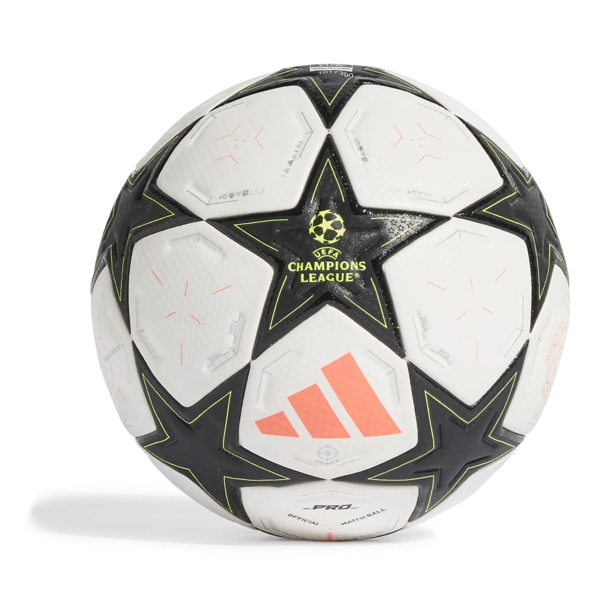 Balón adidas UEFA Champions League FIFA Quality Pro, talla 5, blanco 4067896828084