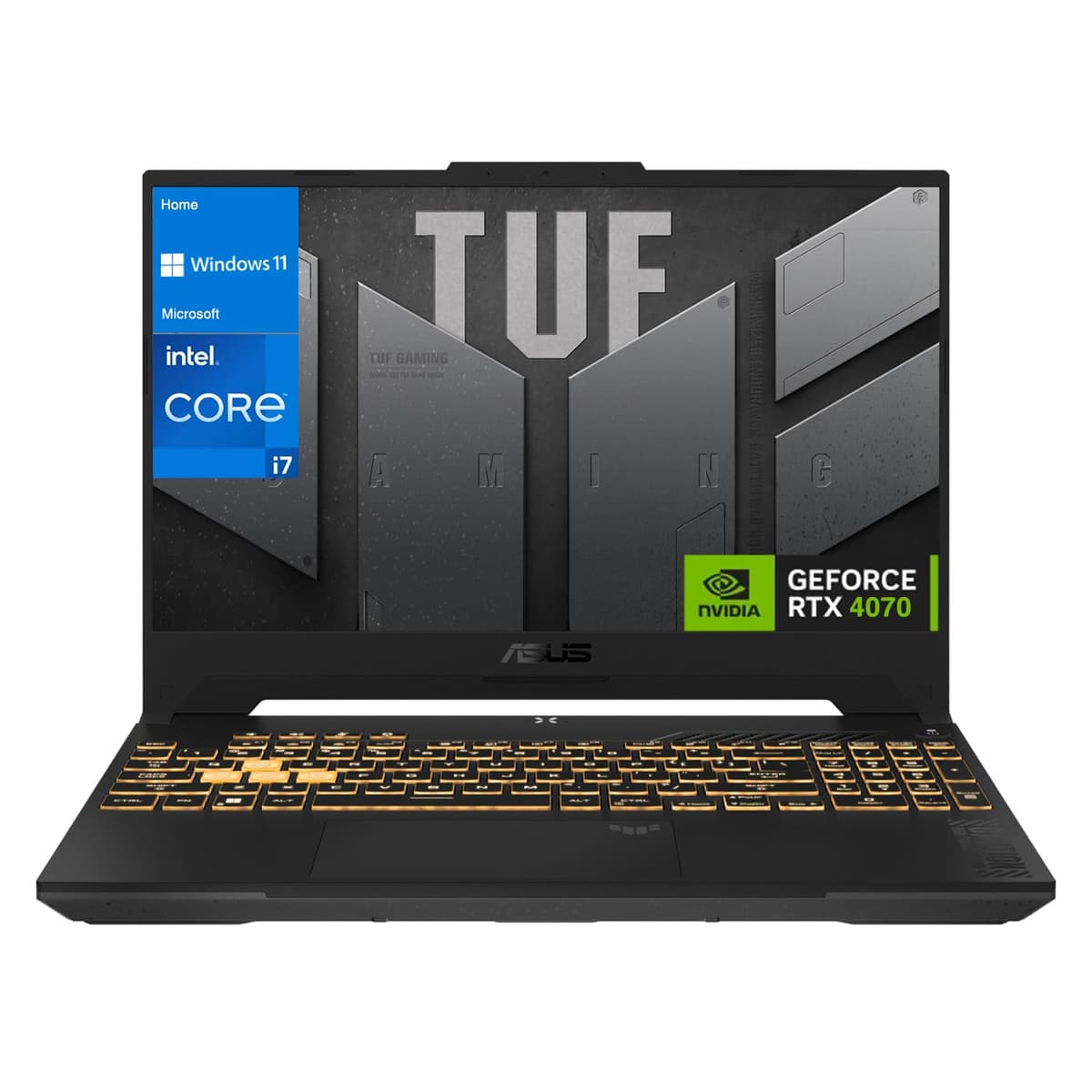 ASUS TUF 15.6" - Intel Core i7-13620H, RTX 4070, 32GB DDR5, 1TB SSD, 144Hz FHD, RGB, Windows 11 FX507VI-F15.I74070