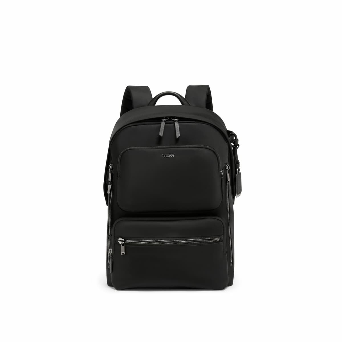 TUMI - Mochila Voyageur Montana - Elegante mochila de viaje para mujer - Para negocios y trabajo - Apta para laptops de hasta 16" - Negro/Metal oscuro 150135-T522
