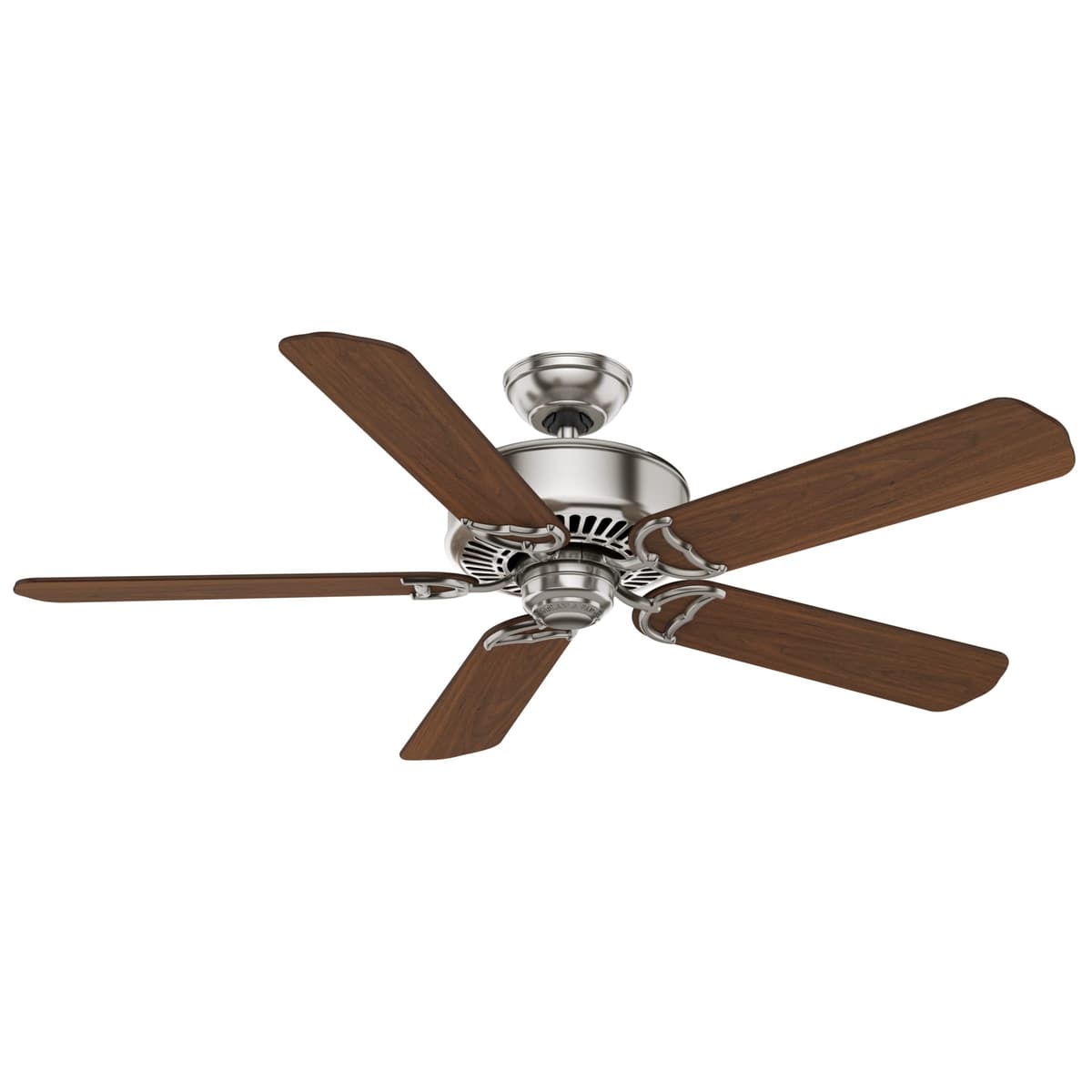 Hunter Casablanca Panama 54 in. Ventilador de techo sin luz, níquel cepillado, con control remoto 59511