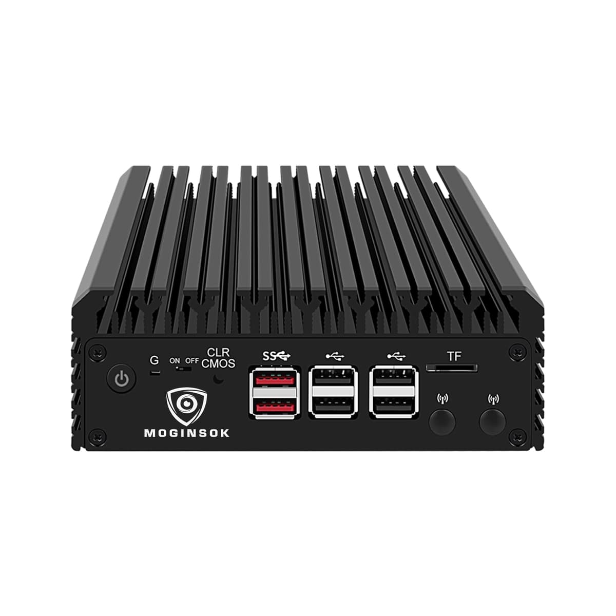MOGINSOK MGSRN100 Firewall Appliance Mini PC 2.5GbE, Intel N100,4x Intel I226, fanless, DDR5/PCIe SSD (barebone)