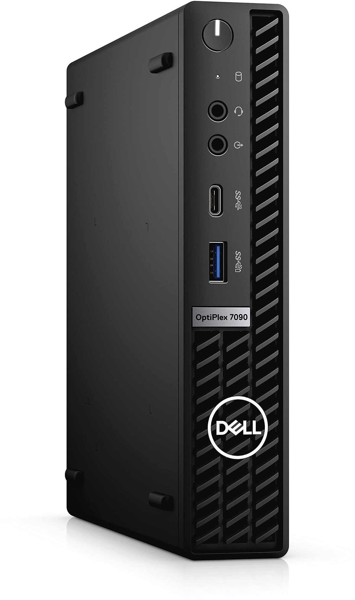 Dell Optiplex 7090 Micro Torre de Escritorio | Core i7-10700T - Unidad SSD 512GB - 16GB RAM | 8 núcleos @ 4.5 GHz Win 11 Pro Negro (Reacondicionado) Optiplex 7090 Micro Desktop