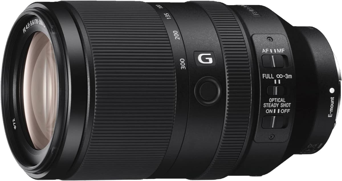 Sony FE 70-300mm F4.5-5.6 G OSS (Renewed) - Telefoto con estabilización Optical SteadyShot SEL70300G