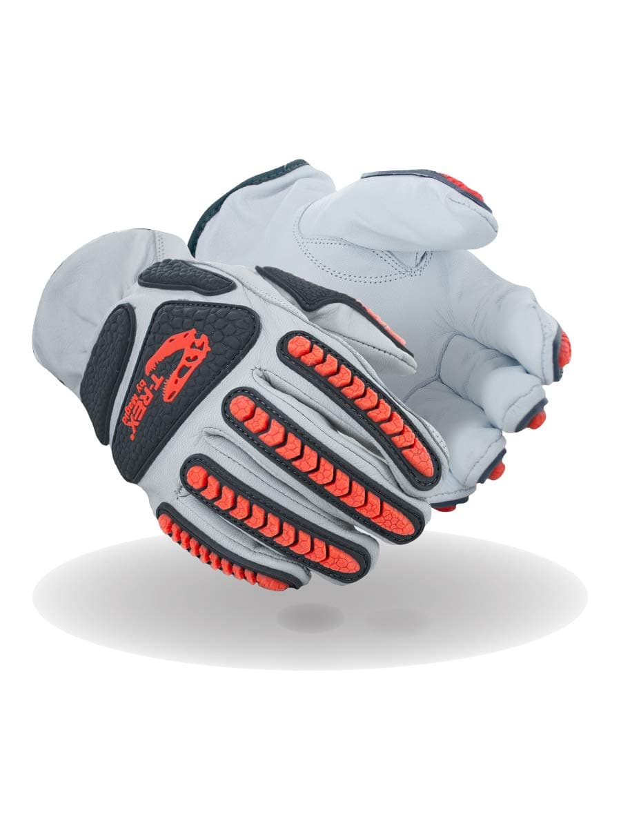 MAGID T-REX TRX818 Guantes de impacto y corte ANSI A5, 48 pares, Talla 8/M TRX818M-48