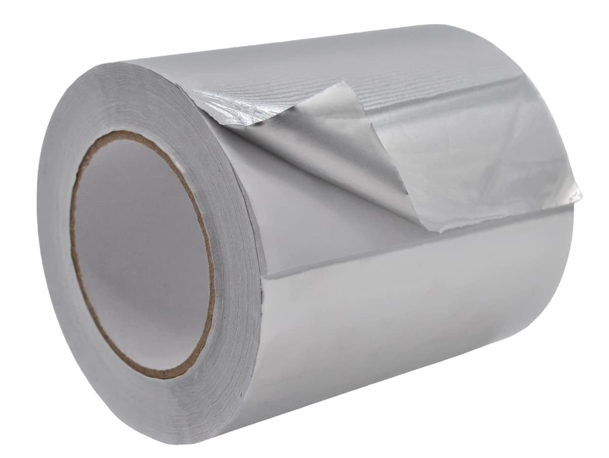 WOD Aluminum Foil Tape Cinta de aluminio 6" x 50 yd (paquete de 8) AFTR28 AF-12R-SI