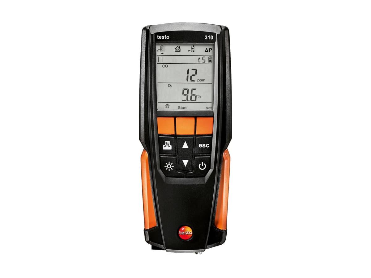 testo 310 Kit Analizador de Combustión residencial para sistemas de calefacción 0563 3100 01