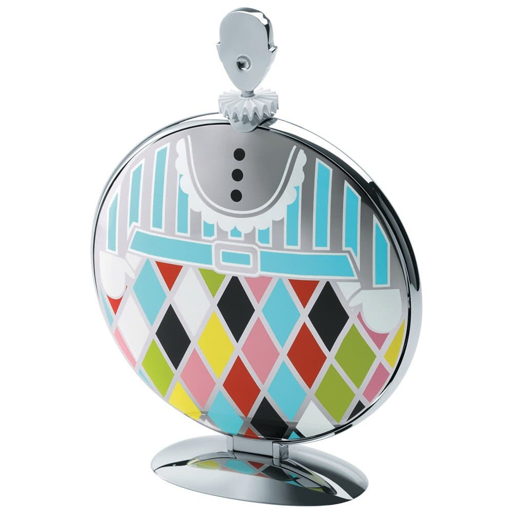 Alessi Fatman Soporte de Pastel Plegable en Acero Inoxidable 18/10 MW08, Multicolor