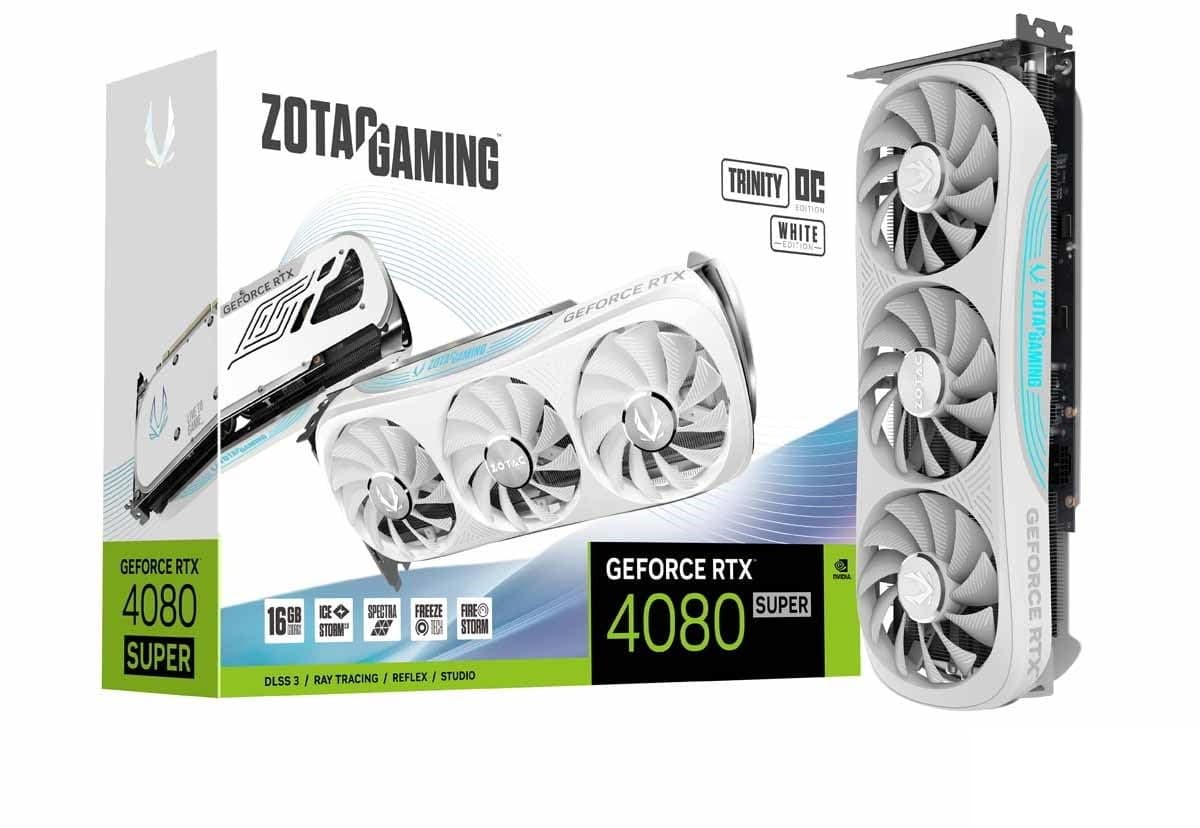Zotac GeForce RTX 4080 Super Trinity OC Edición Blanca 16GB ZT-D40820Q-10P