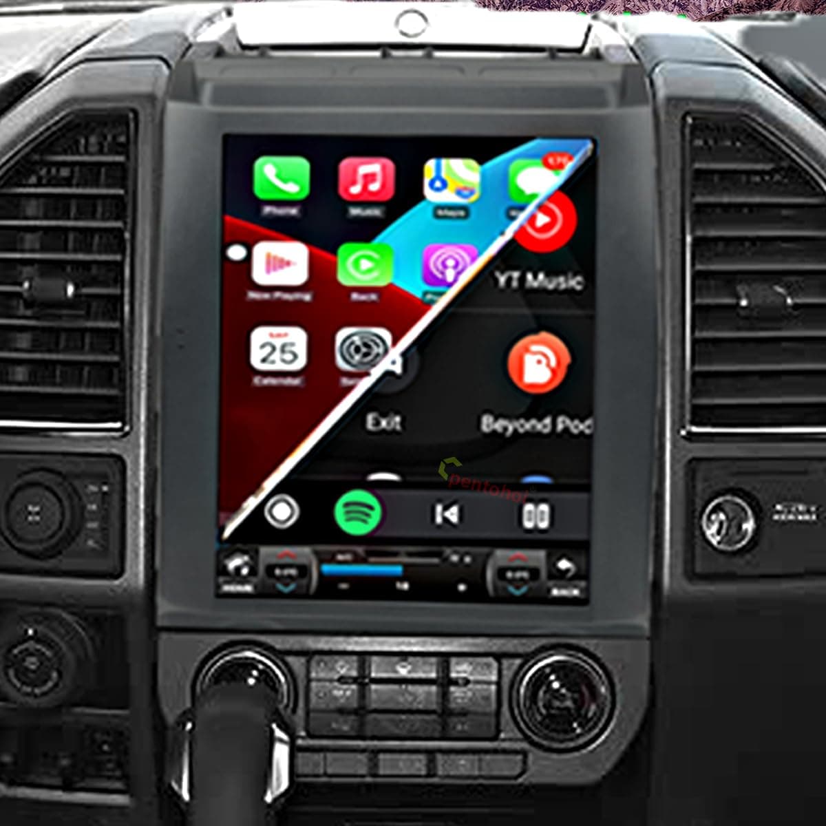 liyidaing Radio Android 12.1" para Ford F150 2015-2021, 32GB ROM, CarPlay/Android Auto 15-21 4GB+32GB