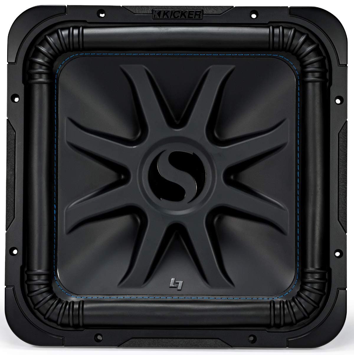 Kicker 44L7S152 Bocina de Auto Solo-Baric Subwoofer Cuadrado L7 de 15" Dual 2 Ohm (Reacondicionado)