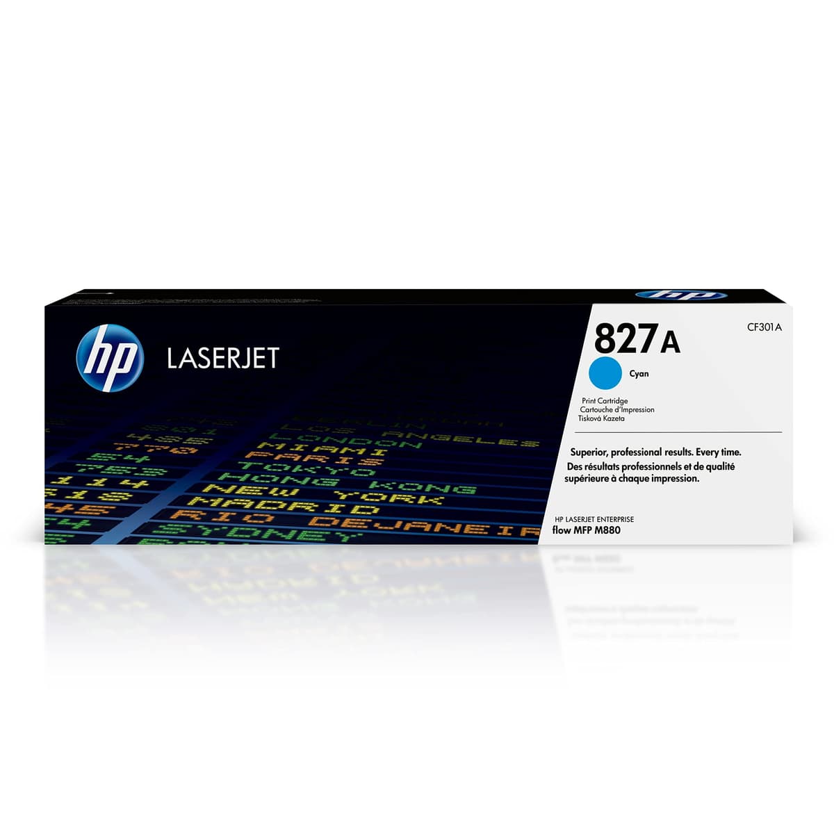 HP CF301A 827A Cartucho de tóner cian para Color LaserJet Enterprise Flow MFP M880