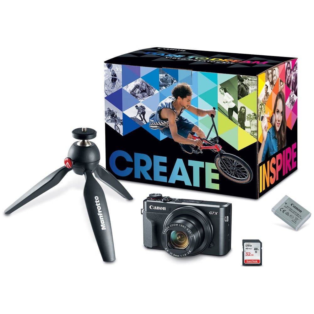 Canon PowerShot G7 X Mark II Video Creator Kit (Negro) G7 X MK II VCK
