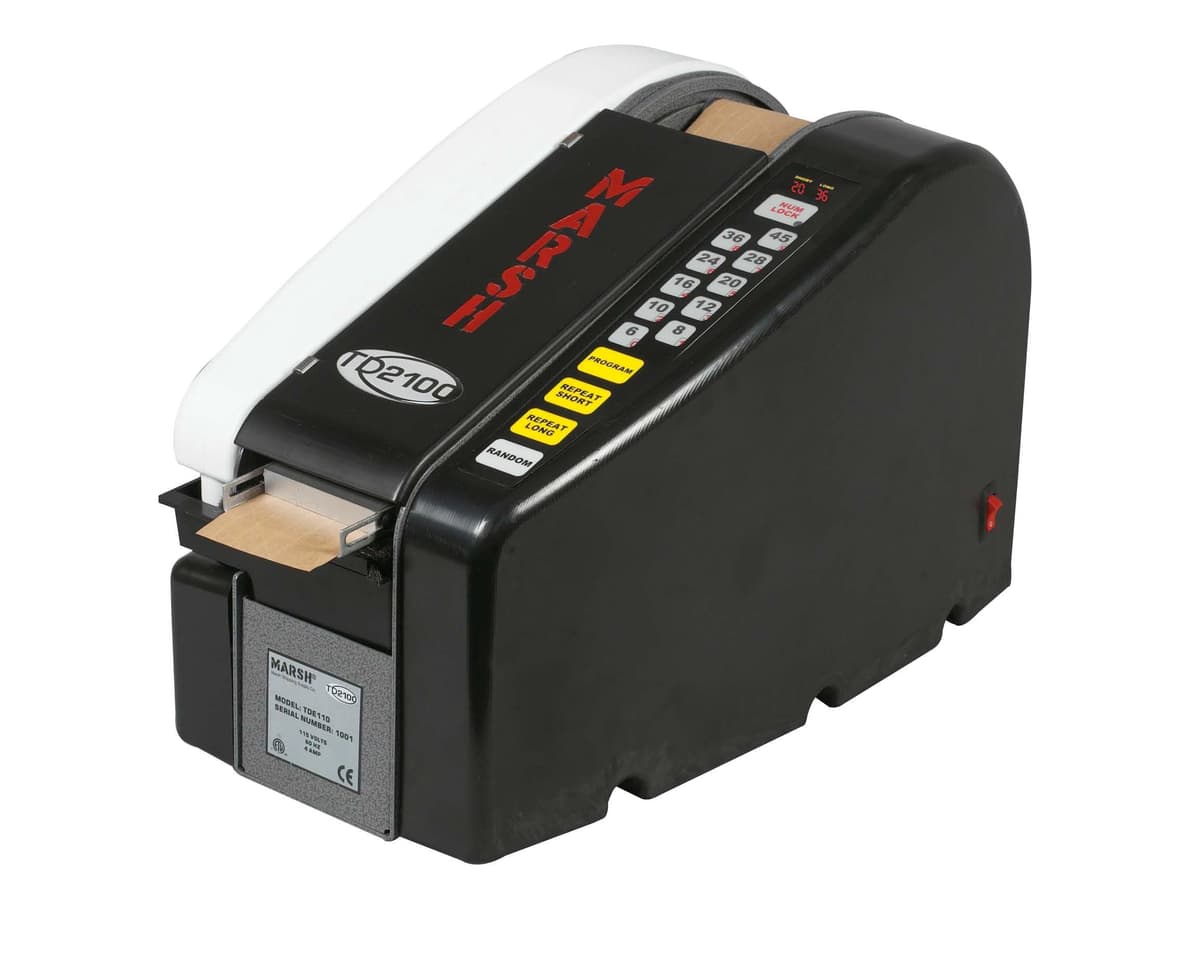 MARSH TD2100 Dispensador eléctrico portátil de cinta MARSHTDE110