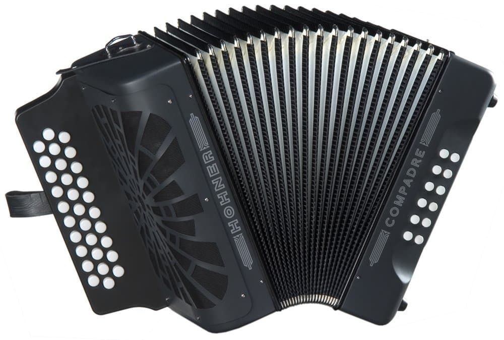 Hohner Acordeónes COFB Acordeón diatónico de 3 hileras Compadre - Tonos FBbEb